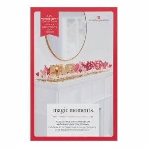 American Greetings Magic Moments Mantlescape Valentine's Day Décor LOVE XOXO